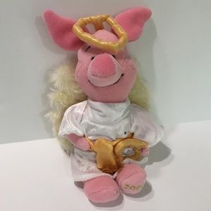 Piglet Choir Angel Bean Bag Plush